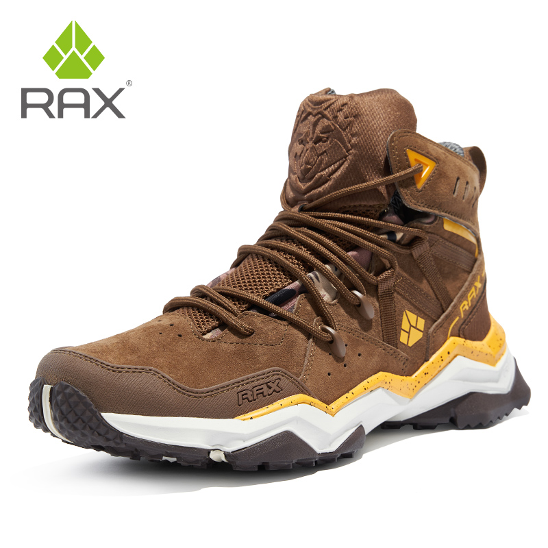 Outdoor Adventure Shoes - RAX Men Hiking Shoes Mid-top Waterproof