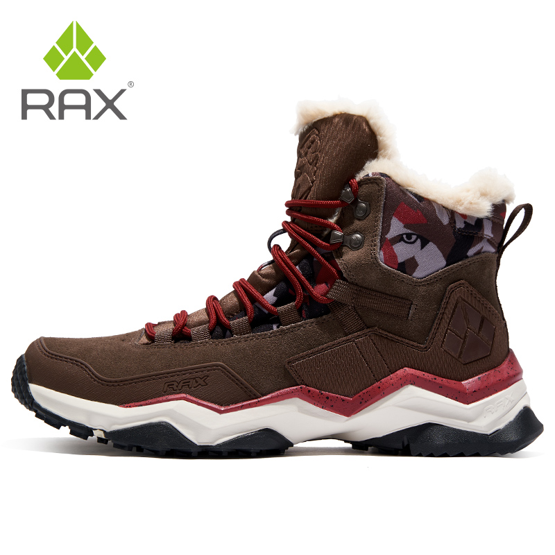 Outdoor Adventure Shoes - RAX Waterproof Hiking Shoes Men Winter