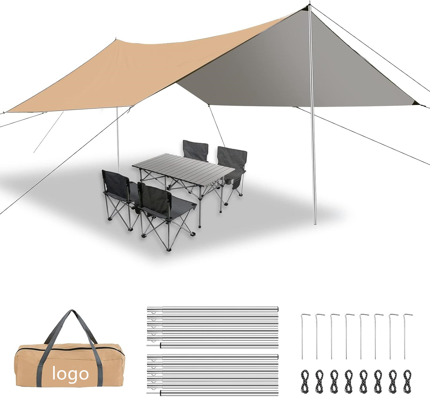 Hammock Rain Tarp - 2026 Hammock Rain Fly, 12x10FT Camping