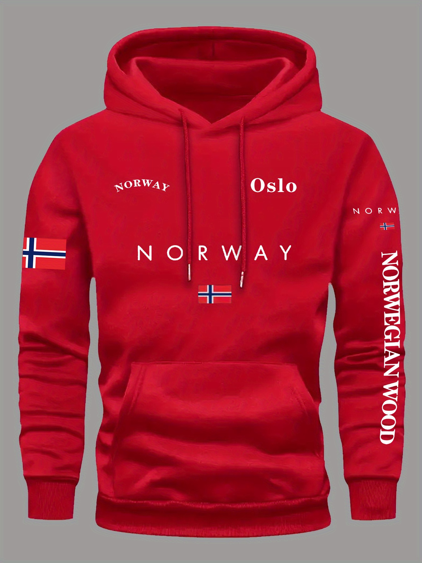 Outdoor Adventure Outfit - NORWAY Flag Hoodies Men Women Outdoor