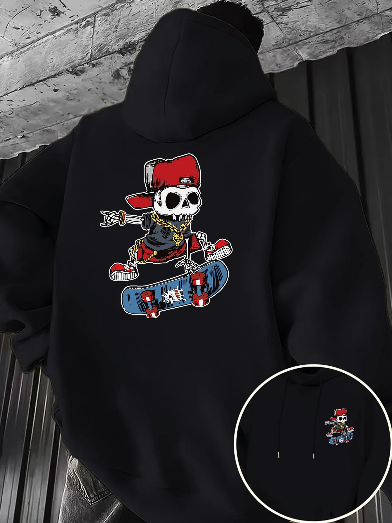 Outdoor Adventure Logo - Winter Ski Mountain Landscape Graphic Hoodies