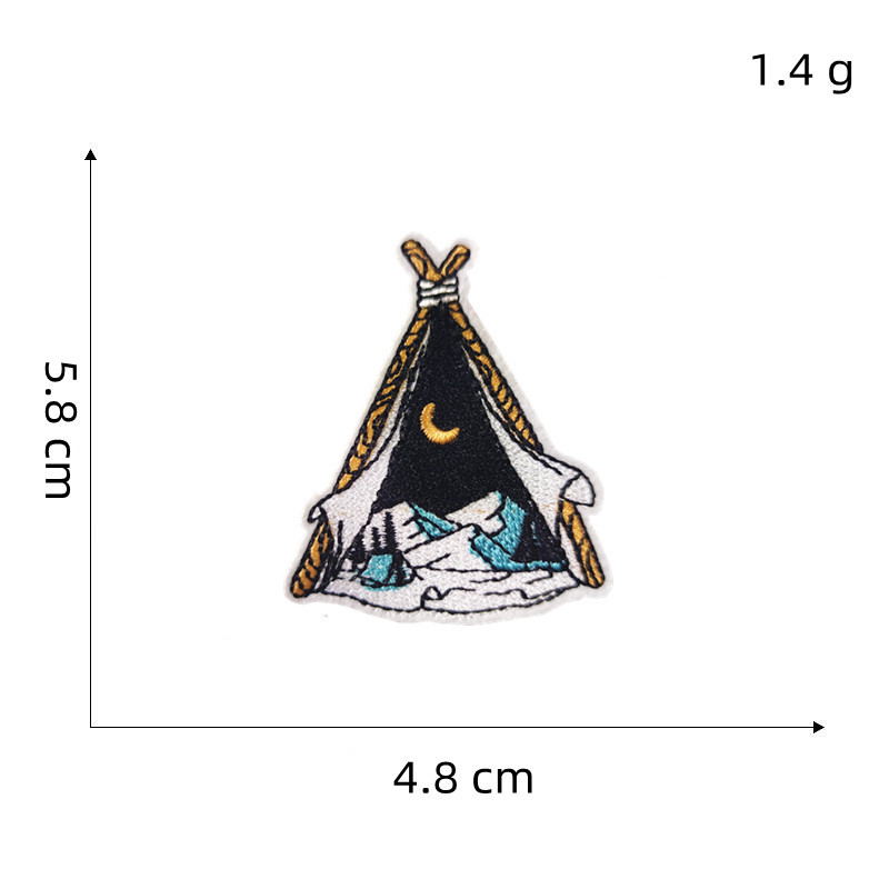 Outdoor Adventure Logo - 15Pcs Outdoor Adventures Scenery logo iron