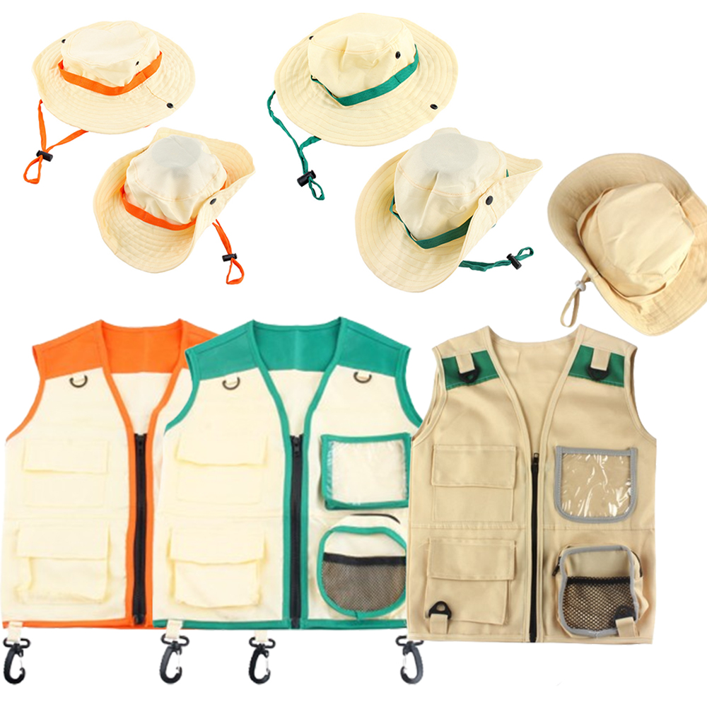 Outdoor Adventure Boys - Kids Explorer Costume Set Adventure Vest