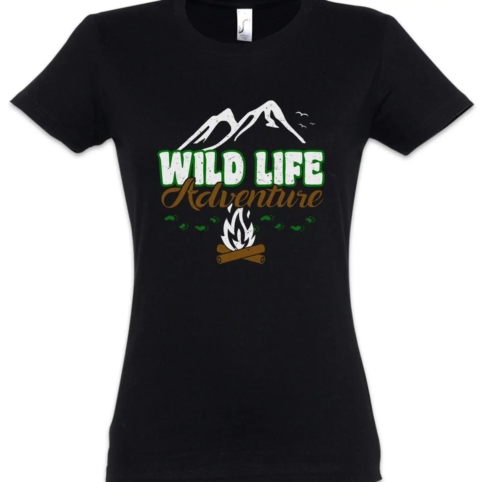 Outdoor Adventure Logo - Adventure Logo Damen T Shirt Outdoor
