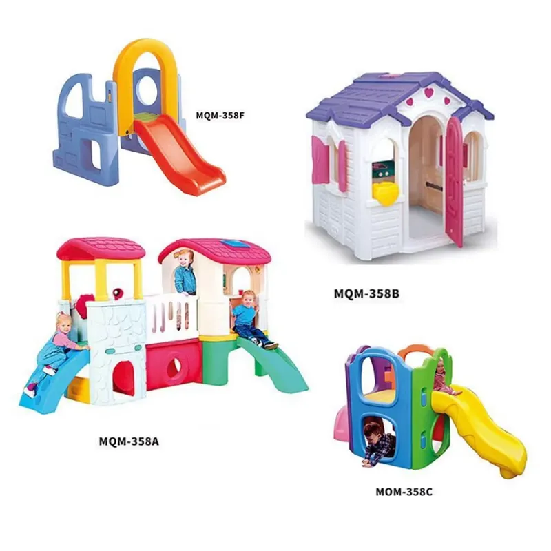 Outdoor Adventure Education - Kids Playhouse Slide Series Multiple Material