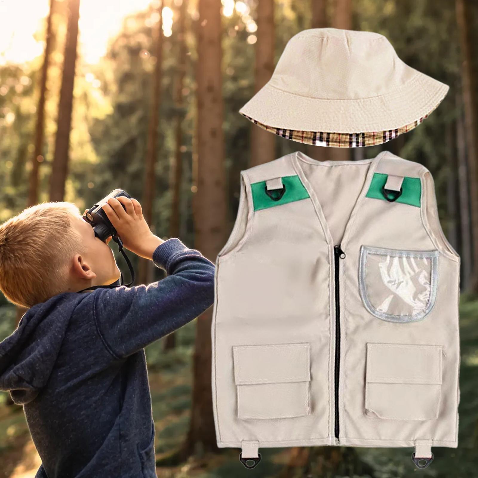 Kids Explorer Vest and Hat Cos - Outdoor Adventure Kit For Boys ulasan dan harga