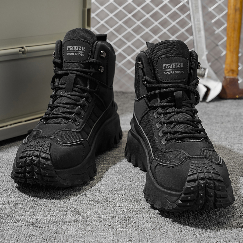 Autumn New High-Top Plus Size  - Outdoor Adventure Shoes ulasan dan harga