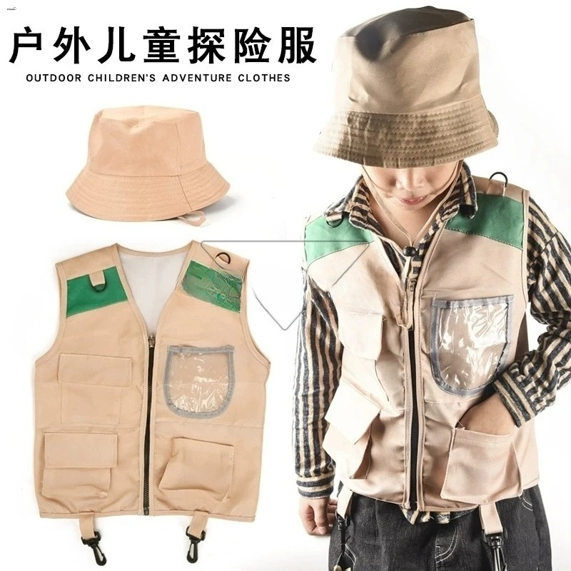 Kids Explorer Vest and Hat Cos - Outdoor Adventure Kit For Boys ulasan dan harga