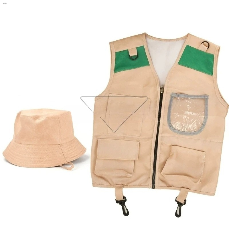 Kids Explorer Vest and Hat Cos - Outdoor Adventure Kit For Boys ulasan dan harga