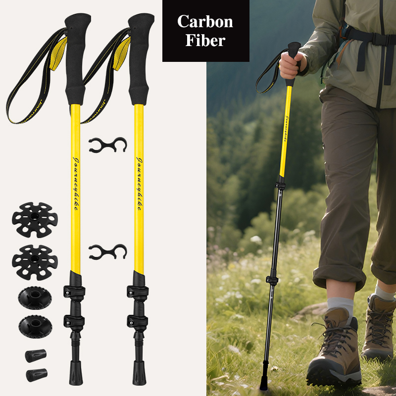 Yellow 3K Carbon Fiber Trekkin - Trekking Pole Carbon ulasan dan harga