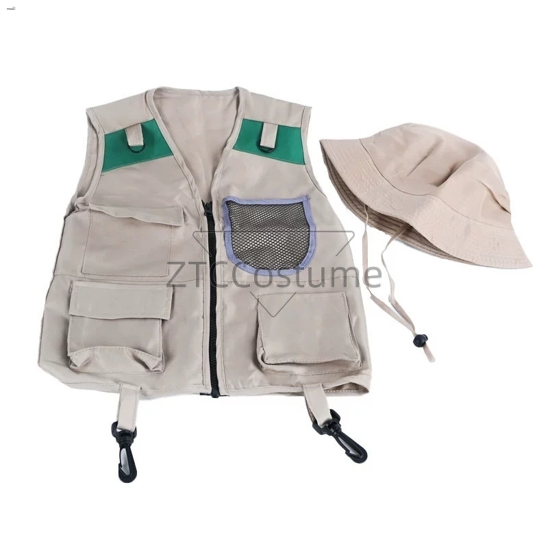 Kids Explorer Vest and Hat Cos - Outdoor Adventure Kit For Boys ulasan dan harga