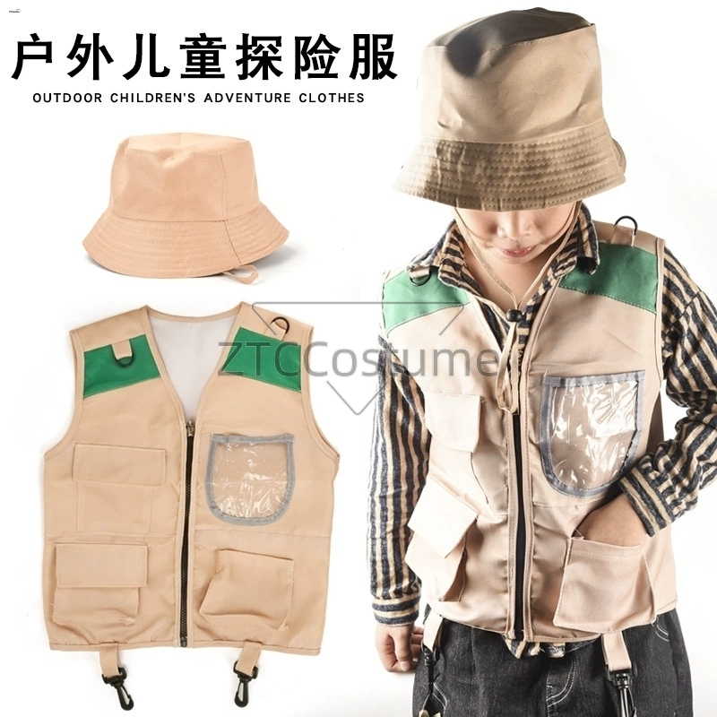 Kids Explorer Vest and Hat Cos - Outdoor Adventure Kit For Boys ulasan dan harga