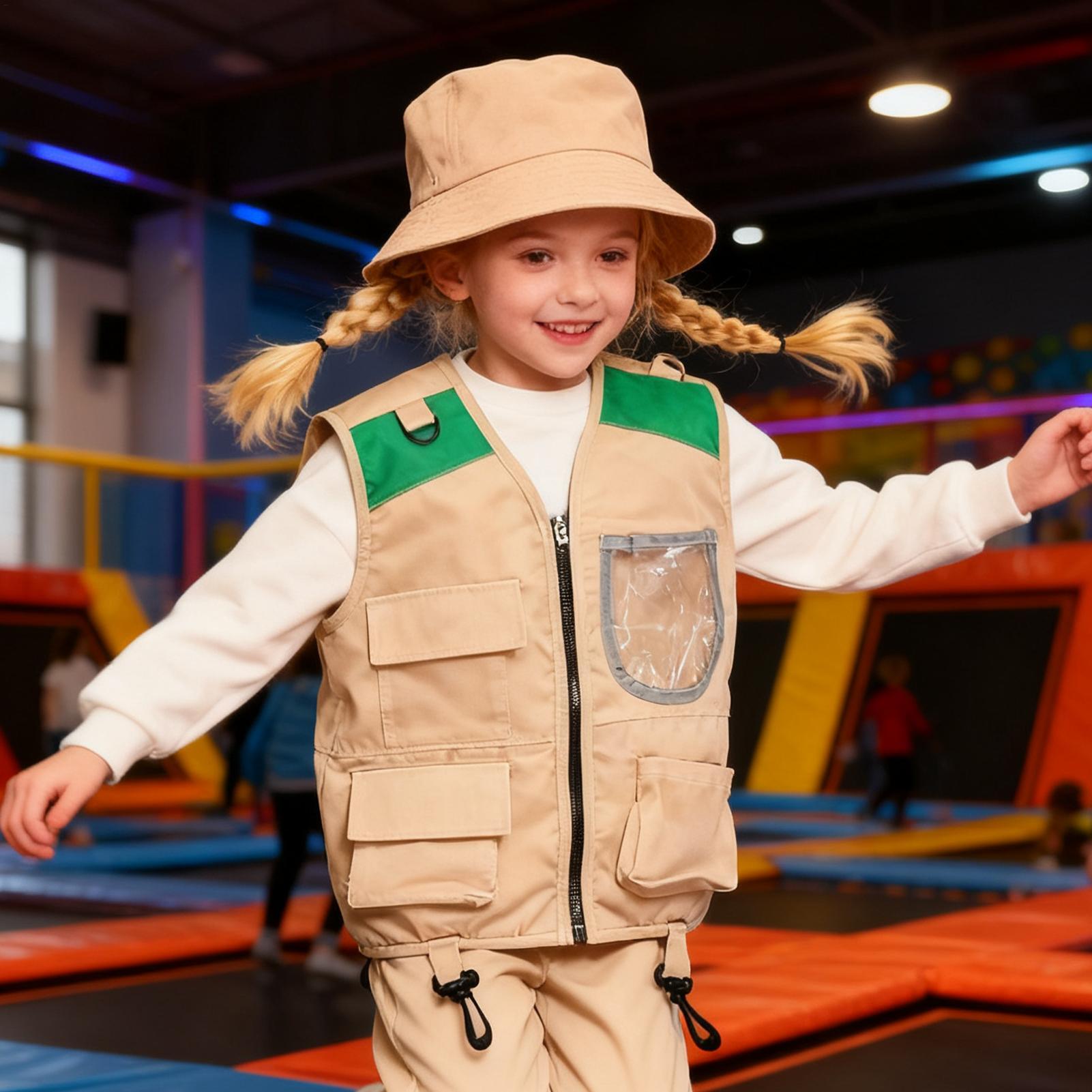 Kids Explorer Vest and Hat Hal - Outdoor Adventure Kit For Boys ulasan dan harga