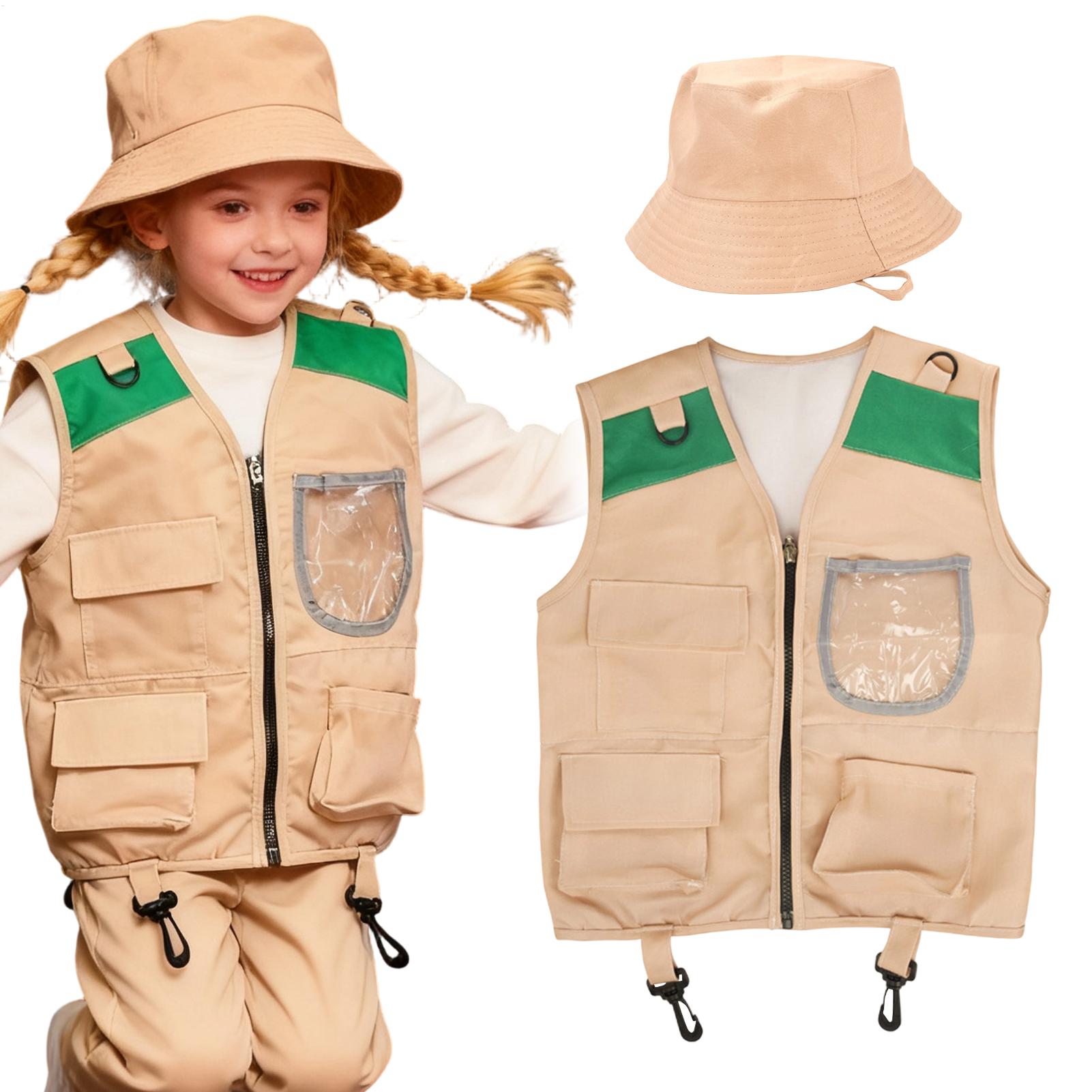 Kids Explorer Vest and Hat Cos - Outdoor Adventure Kit For Boys ulasan dan harga