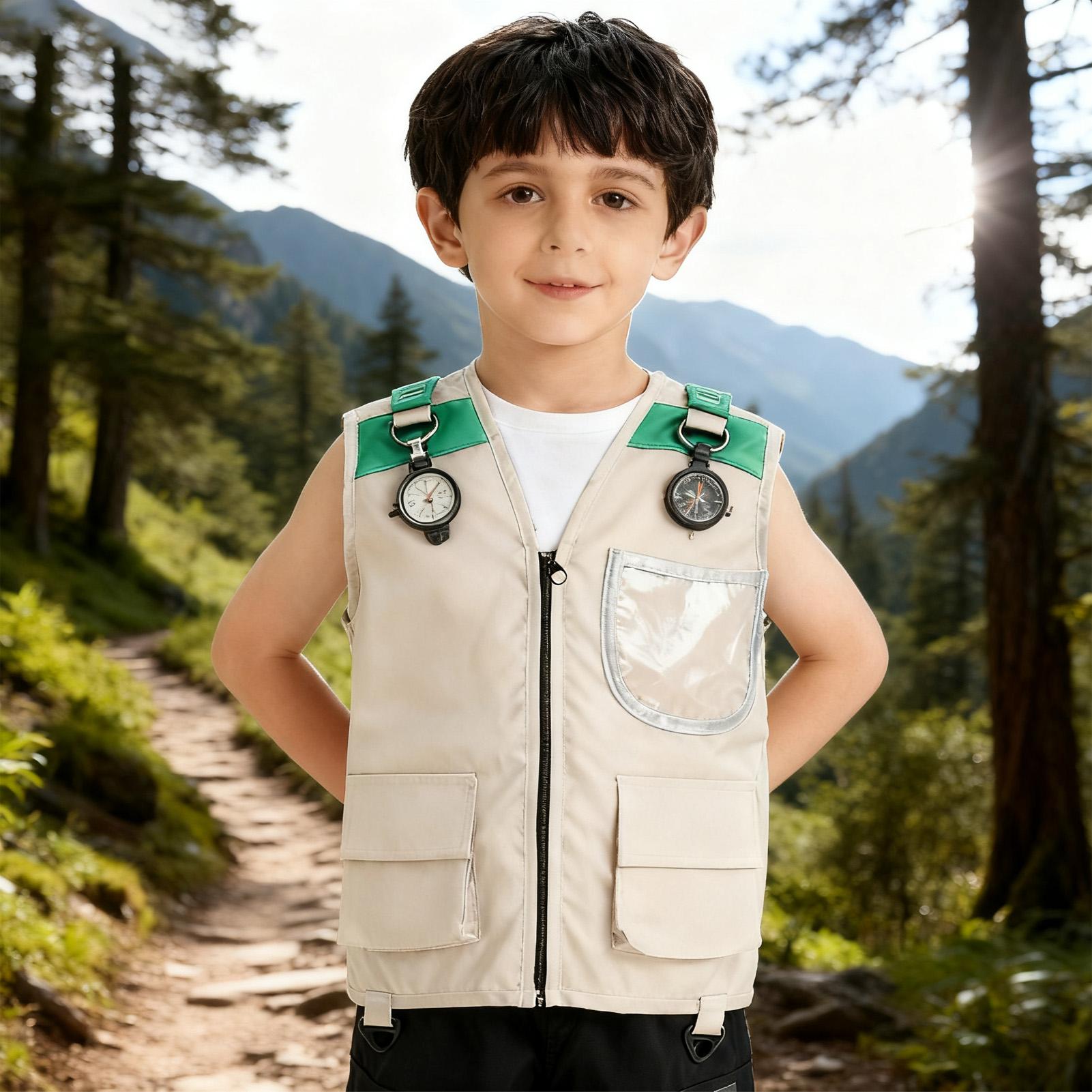 Kids Explorer Vest Costume Saf - Outdoor Adventure Boys ulasan dan harga