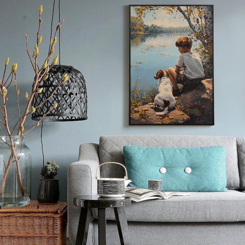 Vintage Boys Room Art Poster B - Outdoor Adventure Boys ulasan dan harga