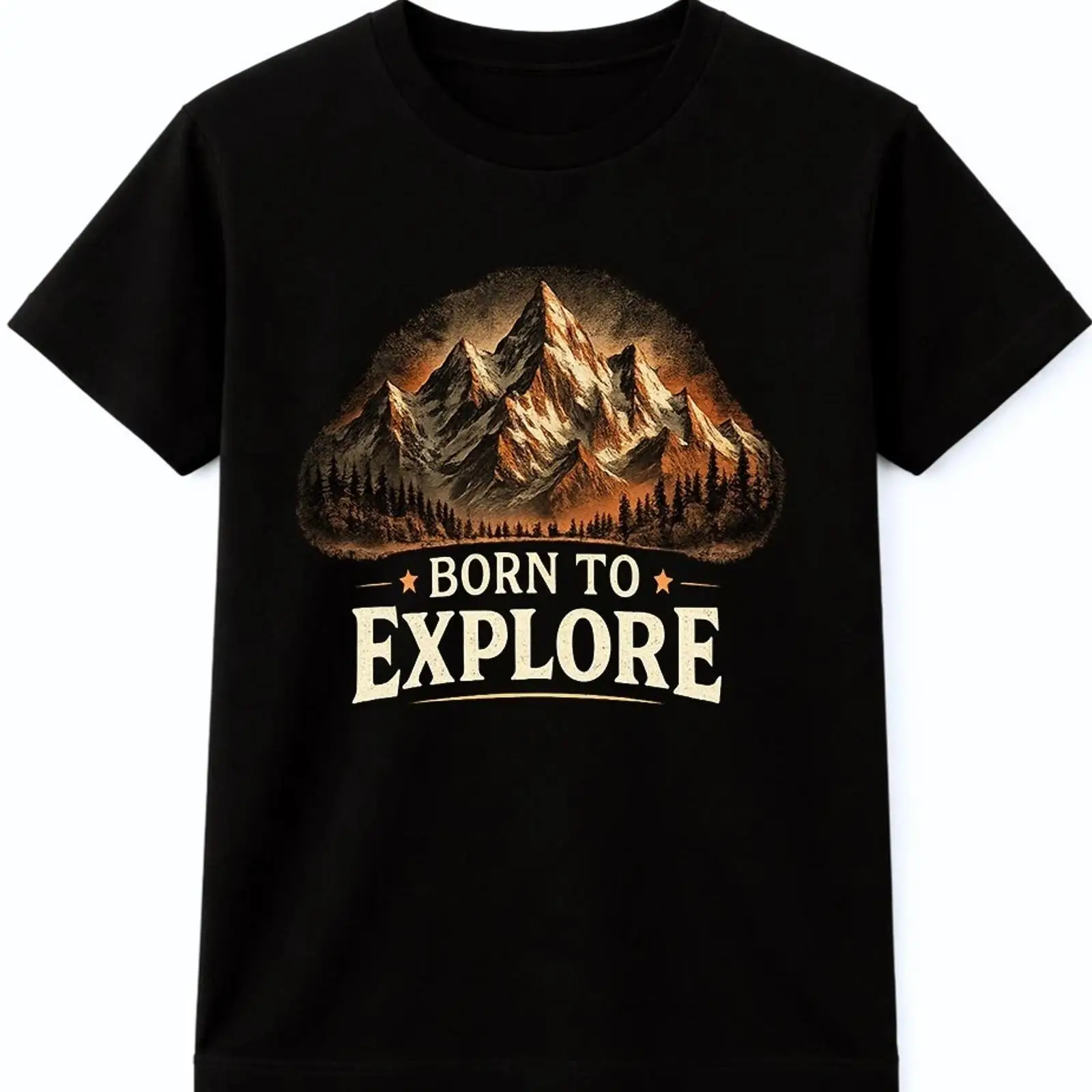 Adventure T Shirt Born To Expl - Outdoor Adventure Wear ulasan dan harga