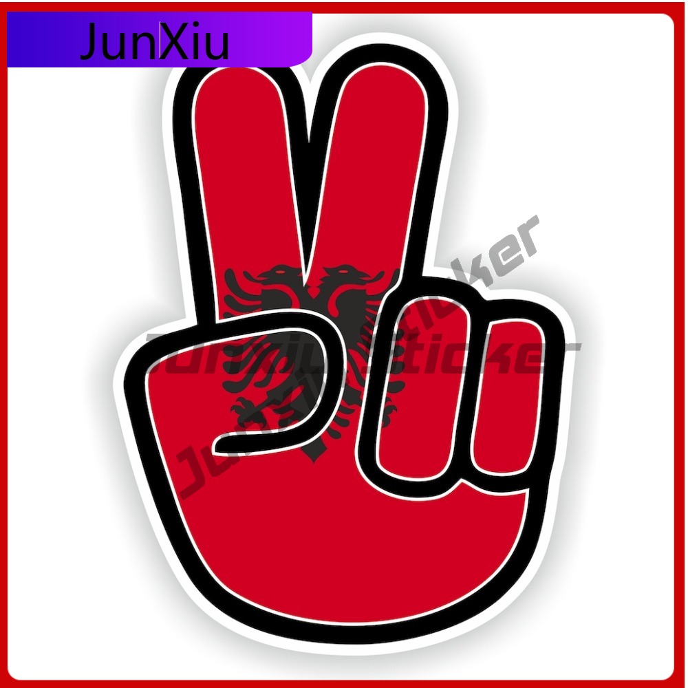 Albania Hand Peace Victory Sti - Outdoor Adventure Logo ulasan dan harga