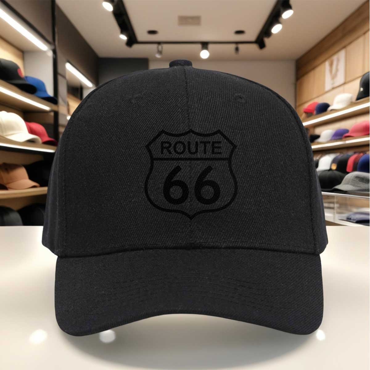 Classic Route 66 Logo Baseball - Outdoor Adventure Logo ulasan dan harga