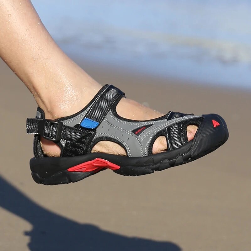 HUMTTO Summer Shoes for Men Ou - Outdoor Adventure Shoes ulasan dan harga