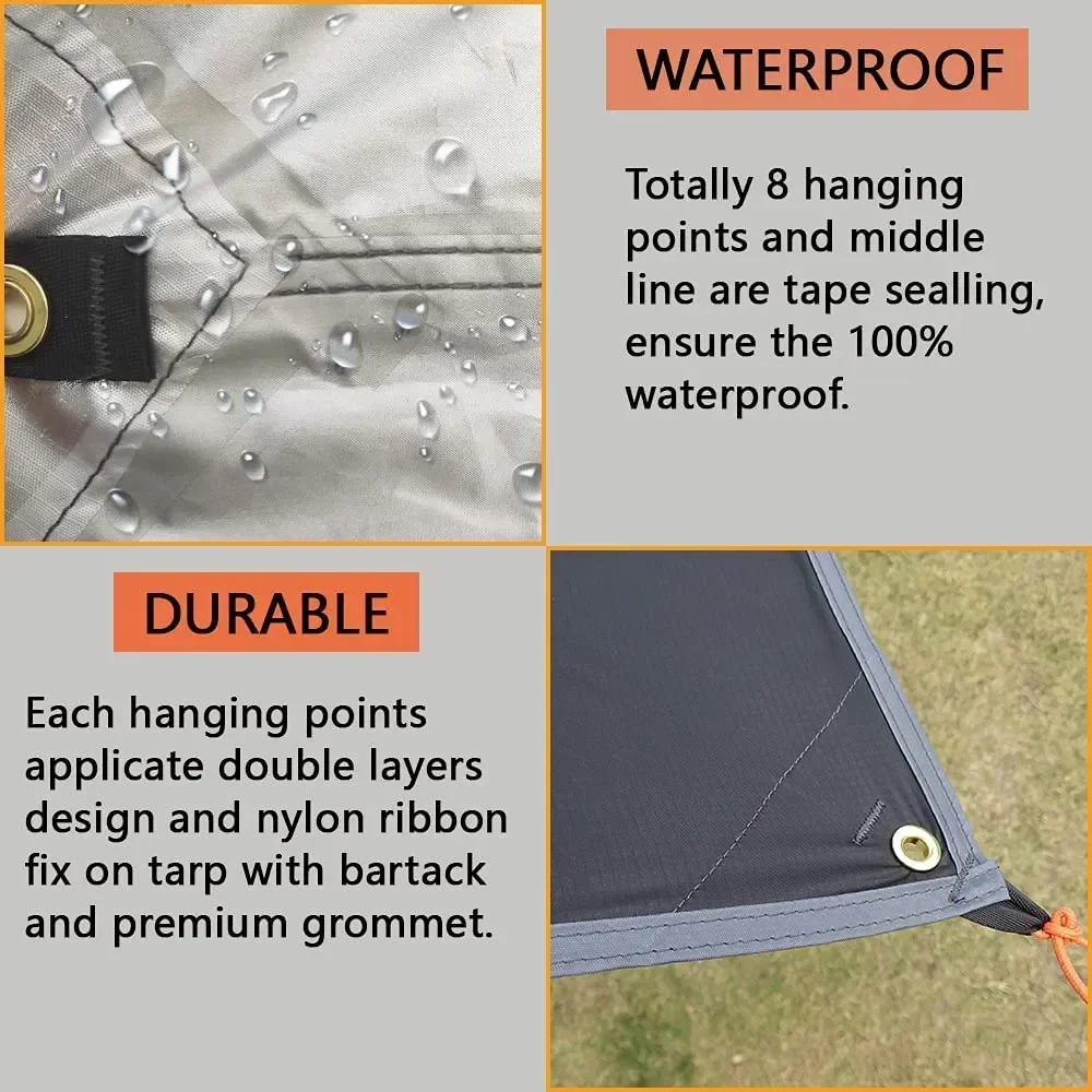High Quality Heavy Duty Sun Ca - Hammock Rain Tarp ulasan dan harga