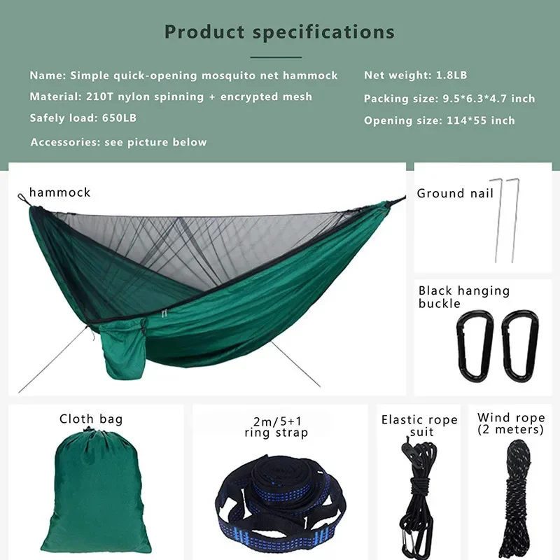 Camping Hammock with Mosquito  - Hammock Rain Tarp ulasan dan harga