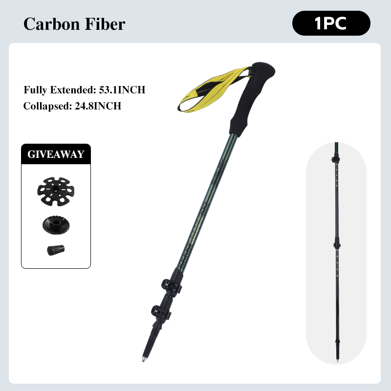 3K Carbon Fiber Hiking Stick,  - Trekking Pole Carbon ulasan dan harga
