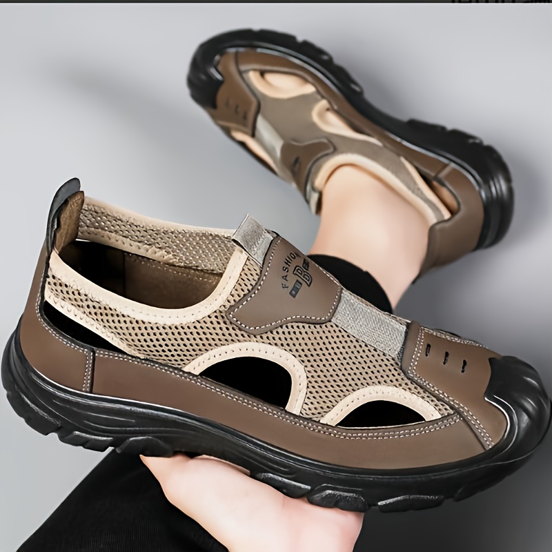 Men Closed Toe Hiking Sandals  - Outdoor Adventure Shoes ulasan dan harga