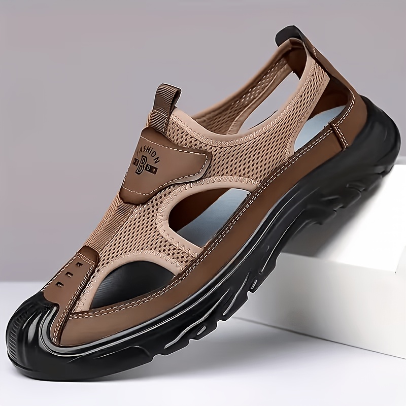 Men Closed Toe Hiking Sandals  - Outdoor Adventure Shoes ulasan dan harga